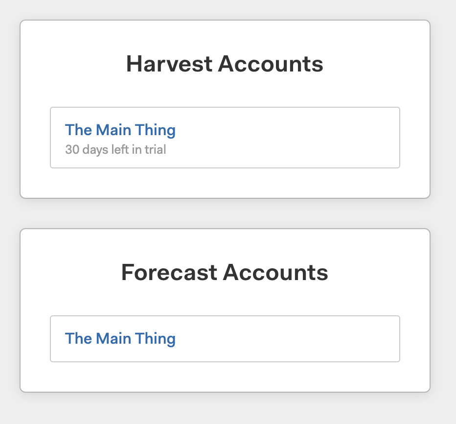 Switching Between Accounts – Forecast Help Center