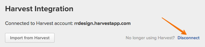 harvest integration